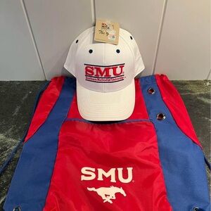 SMU *BRAND NEW* hat and bag (NWT)